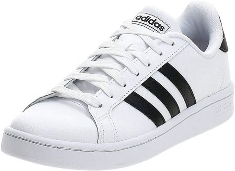 weiße adidas schuhe mit schwarzen streifen